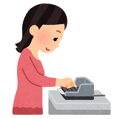 クレジットカードを持つ人のイラスト